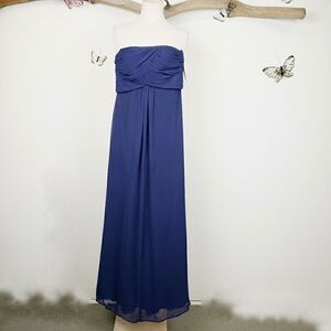 Vineyard collection navy bridesmaid dress